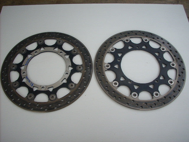 Yamaha YZF R1 2007-2008 4C8 07-08 disques des freins avants AV paire ,, Pair of