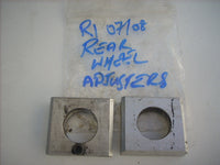 Yamaha YZF R1 2007-2008 4C8 07-08 réglage de la roue arrière, , rear wheel adjus