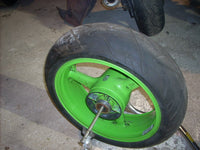 KAWASAKI NINJA ZX6R ZX-6R J1 J2 2000 2001 2002 Jantes Ariere , pneu, rear wheel