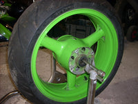 KAWASAKI NINJA ZX6R ZX-6R J1 J2 2000 2001 2002 Jantes Ariere , pneu, rear wheel