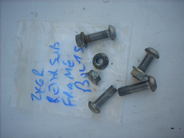 KAWASAKI NINJA ZX6R ZX-6R J1 J2 2000 2001 2002 Vis Arrière bâti tubulaire BOUCLE