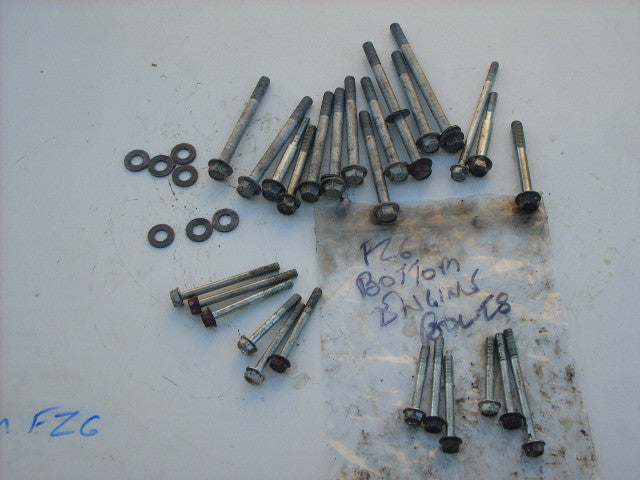 Yamaha FZ6 S2 2009 5VX (ok 07 08 09 )15993mile, 25588km, les boulons de moteur b