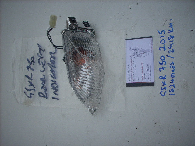 Suzuki GSXR 1000 11-15 L2-5 Clignotant, , arriere gauche INDICATOR, rear left bl