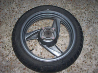 2004 Kawasaki ZZR 600 ZX E11, Jantes Ariere , pneu, rear wheel with tyre, Rad Fe