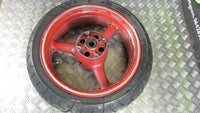 KAWASAKI NINJA ZX6R ZX-6R J1 J2 2000/2 ,Jantes Ariere , pneu, , rear wheel with
