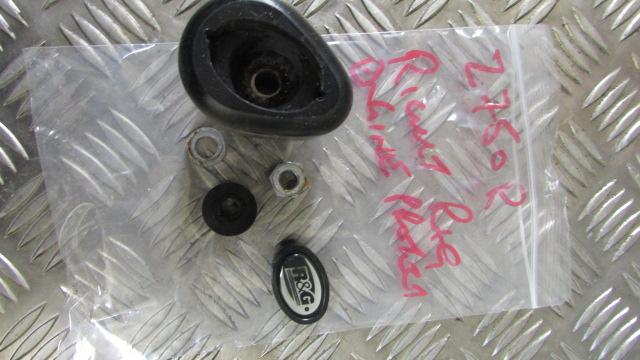KAWASAKI Z750R, ZR750NBF,2011(OK 08/17) top block protège cadre carénage tampon