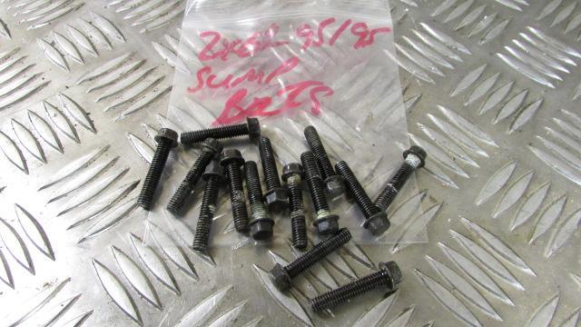 KAWASAKI ZX6R ZX-6R NINJA ZX600F F1 F2 F3 1995 1996 1997, boulons de sous carter