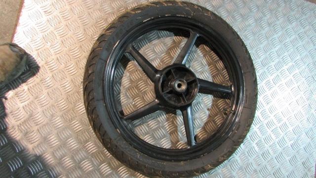 Yamaha YBR 125 2008, 2005>17 ,Jantes Ariere , pneu, , rear wheel with tyre