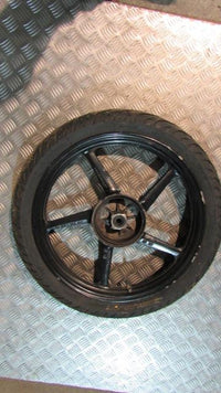 Yamaha YBR 125 2008, 2005>17 ,Jantes Ariere , pneu, , rear wheel with tyre