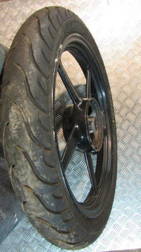 Yamaha YBR 125 2008, 2005>17 ,Jantes Ariere , pneu, , rear wheel with tyre