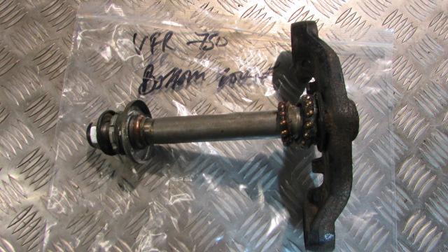 Honda VFR 750 FV RC36 1997, T de Fourche inferior,BOTTOM YOKE CLAMP,,rusty , rou
