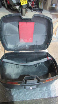 Pan European ST1100 top case,Top Box 45 ltres,,no key, lock damaged