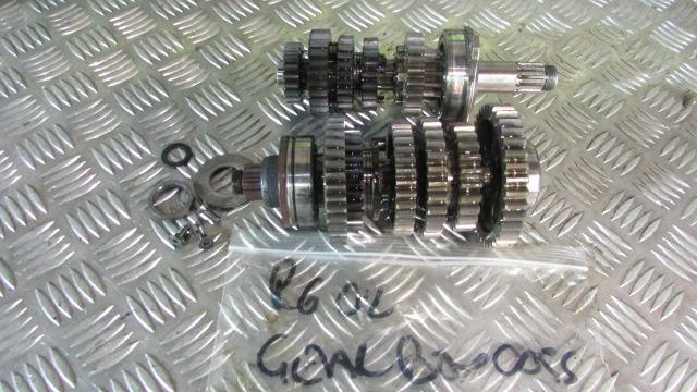 Yamaha YZF R6 99-02 5EB rouages de boîte de vitesses. ,gearbox cogs. ,,