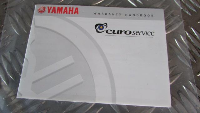 Yamaha YZF R6 99-02 5EB Manuel de entretien en anglaise,Warranty service Handboo
