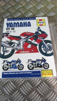 Yamaha YZF R6 99-02 5EB Haynes manuel d'entretien et reparation en anglaise,Owne