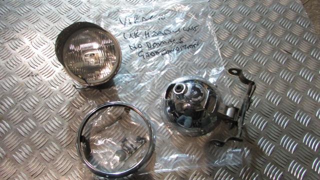 Yamaha Virago XV535 DX 2YL 1998 ,éclairage phare avant, version Anglaise,FRONT /