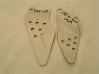 Kawasaki ZX6R ZX636 05 06 C1H C6F ,Pair REPOSE-PIEDS TALON GUARDE, heal guards O