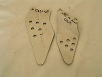 Kawasaki ZX6R ZX636 05 06 C1H C6F ,Pair REPOSE-PIEDS TALON GUARDE, heal guards O