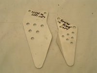 Kawasaki ZX6R ZX636 05 06 C1H C6F ,Pair REPOSE-PIEDS TALON GUARDE, heal guards,