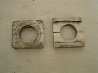 Kawasaki ZX6R ZX636 05 06 C1H C6F ,rear wheel spacers , entretoises de roue arri