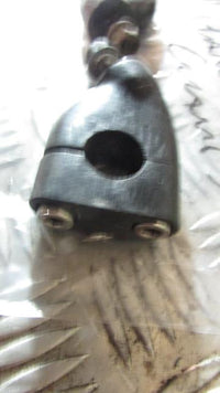 Yamaha Fazer FZS 600 2002 RJ21 attache de guidon et ses vis,, HANDLEBAR CLAMPS A