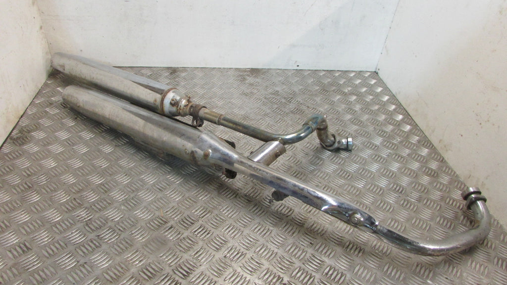 Hyosung GV 125 Aquila MF51 pot échappement ligne complete Collecteur Echappement