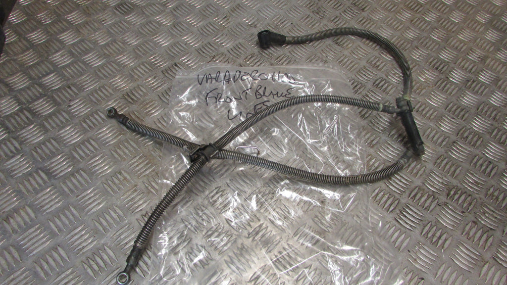 Yamaha Virago XV1100 3LP 1990 Durites de frein avant , front BRAKE LINES ,