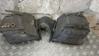 Yamaha Virago XV1100 3LP 1990 ,valise lateral gauche et droit cuire,pannier left
