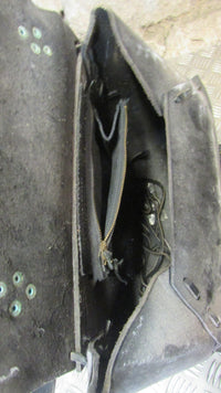 Yamaha Virago XV1100 3LP 1990 ,valise lateral gauche et droit cuire,pannier left
