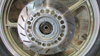 Yamaha Virago XV1100 3LP 1990 Jante AV avant avec pneu et disques ,front wheel w
