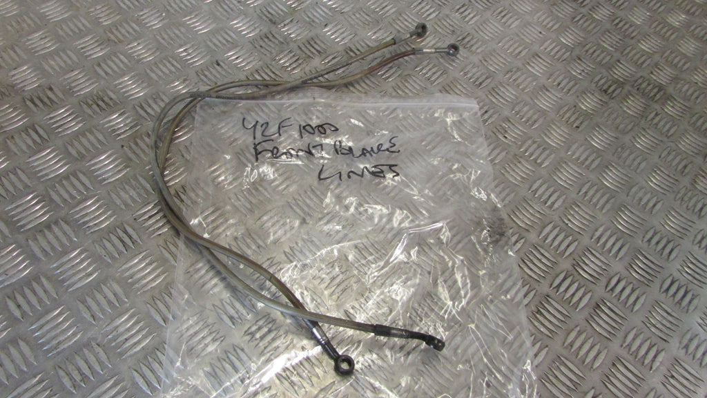 Yamaha Thunder Ace YZF1000R 4VE 1996>2003 Durites de frein avant , front BRAKE LINES