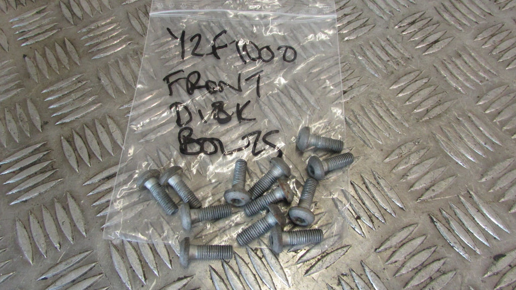 Yamaha Thunder Ace YZF1000R 4VE 1996>2003 vis pour disque de frein avant , front disc studs screws bolts