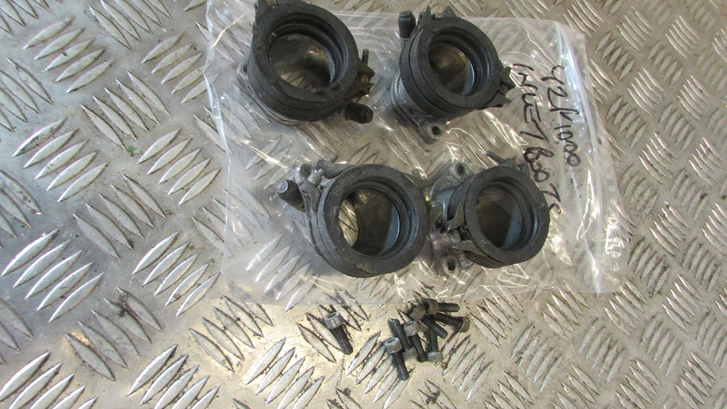 Yamaha Thunder Ace YZF1000R 4VE 1996>2003 cornets, , Inlet Rubbers / Intake Manifolds/ BOOTS CARBURETOR/ CARB,INTAKE AIRBOX CARB CARBURETOR AIR CLEANER INTAKE FUNNEL DUCTS