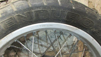 BMW F650 ST Funduro 93/99 ,Jante Ariere , pneu, ROUE ARRIÈRE , rear wheel with t