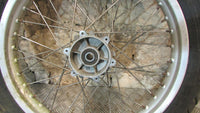 BMW F650 ST Funduro 93/99 Jante AV avant avec pneu ,front wheel with tyre,