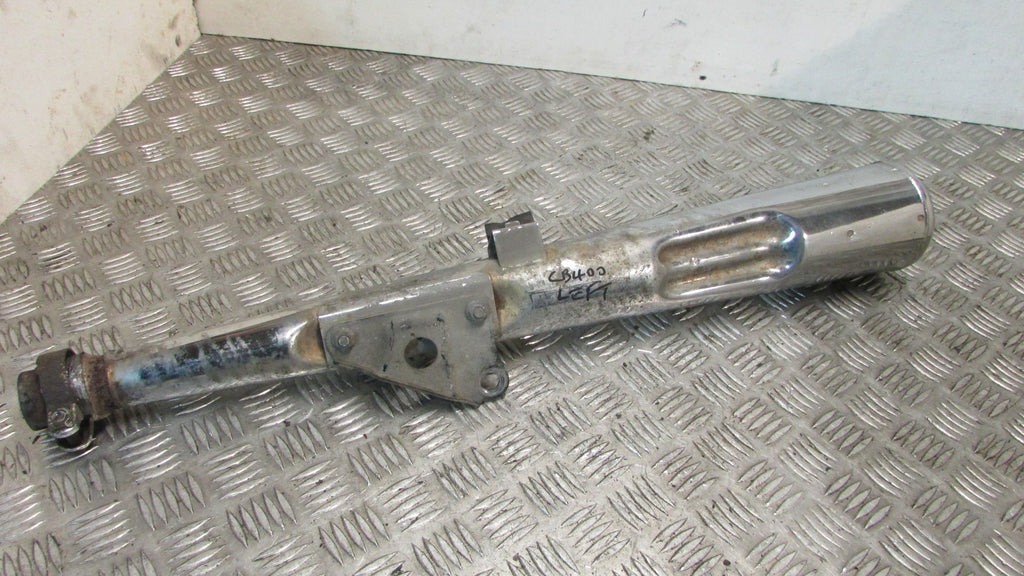 Honda CB 400 N Super Dream 78/84 pot échappement, gauche,Exhaust Silencer OEM left, Auspuff,Endtopf, TERMINALE MARMITTA SCARICO , escape,