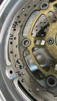 Suzuki SV 650 2002, 99/02 Jante AV avant avec pneu et disques ,front wheel with