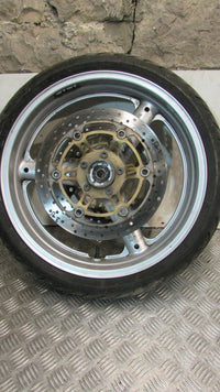 Suzuki SV 650 2002, 99/02 Jante AV avant avec pneu et disques ,front wheel with