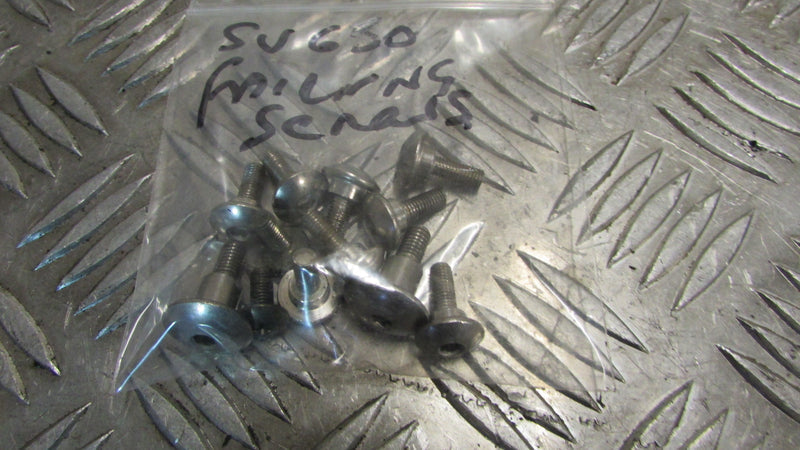 Suzuki SV 650 2002, 99/02 carrenage vis,, Fairing FIXING SCREWS, ,,