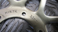 Honda Varadero XL 1000 V SD02, 2003 disques des freins avants AV paire ,,Pair of front discs,,3.6/3.7mm