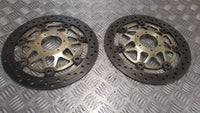 Honda Varadero XL 1000 V SD02, 2003 disques des freins avants AV paire ,,Pair of front discs,,3.6/3.7mm