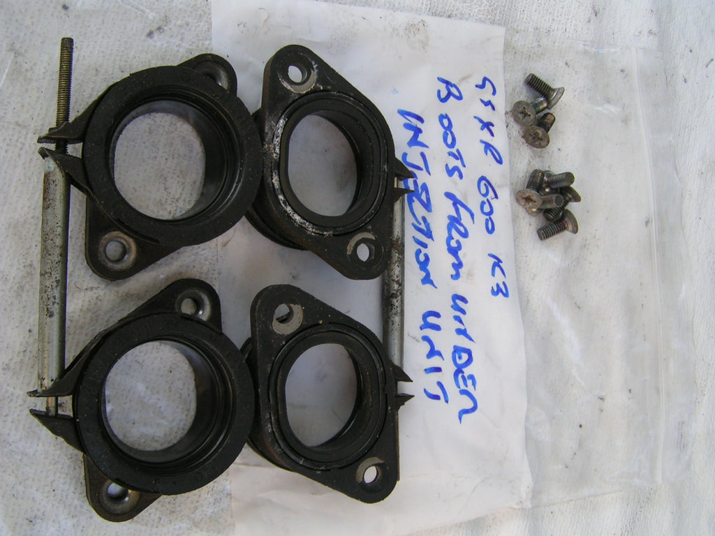 GSXR 600 K3 tubulure d'admission moteur carburateur Snorkles, Throttle Body Rubb