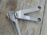 Honda  CBR 954 repose pied  gauche 2003, 2004