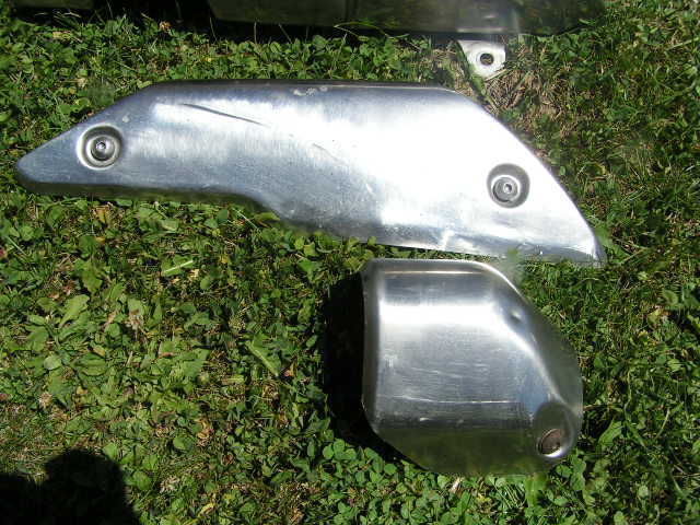 Honda CB 600 FA Hornet  ABS 2007 , Echappement protection thermique, exhaust hea