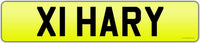 Cherished Number X111 ARY (X1 HARY) on Retention Certificate