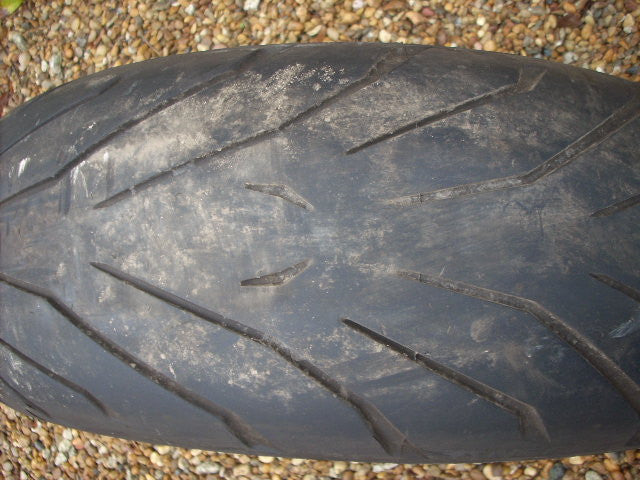 Pneu Moto occasion, Part worn Motorcycle tyre Pirrelli 190/50 ZR17 (No 2)