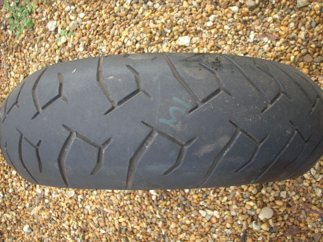 Pneu Moto occasion, Part worn Motorcycle tyre Pirrelli Diablo 180/55 ZR17 (No 5)