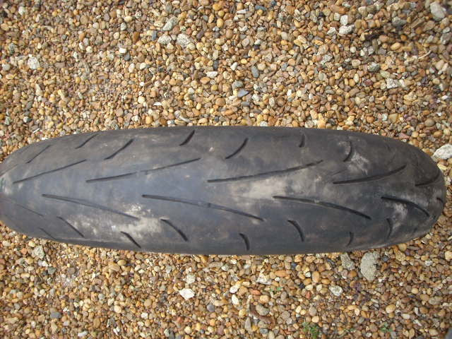 Pneu Moto occasion, Part worn Motorcycle tyre Dunlop Sportsmax 120/17 ZR17 (No 1
