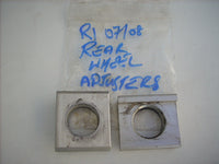 Yamaha YZF R1 2007-2008 4C8 07-08 réglage de la roue arrière, , rear wheel adjus