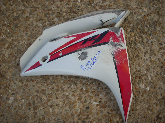 Yamaha YZF R1 2007-2008 4C8 07-08 carrosserie carénage CARRENAGE LATERAL, flanc